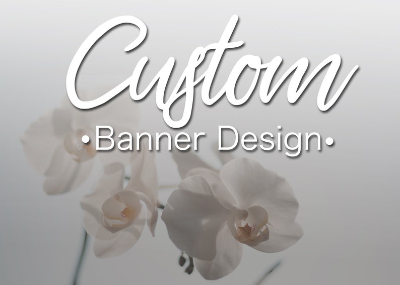 Custom Creation Shop Banner Design Social Media Banner Shop Etsy