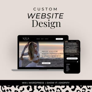 Custom website, Wordpress, Shopify, Wordpress blog, Website design, Website designer