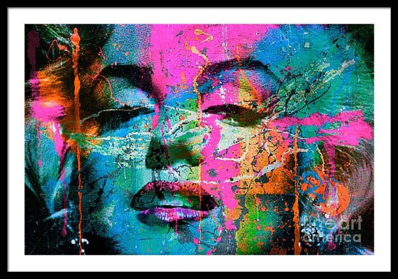 GRAFFITI PUNK 3 BILDER LEINWAND 120x80 USA STREETART