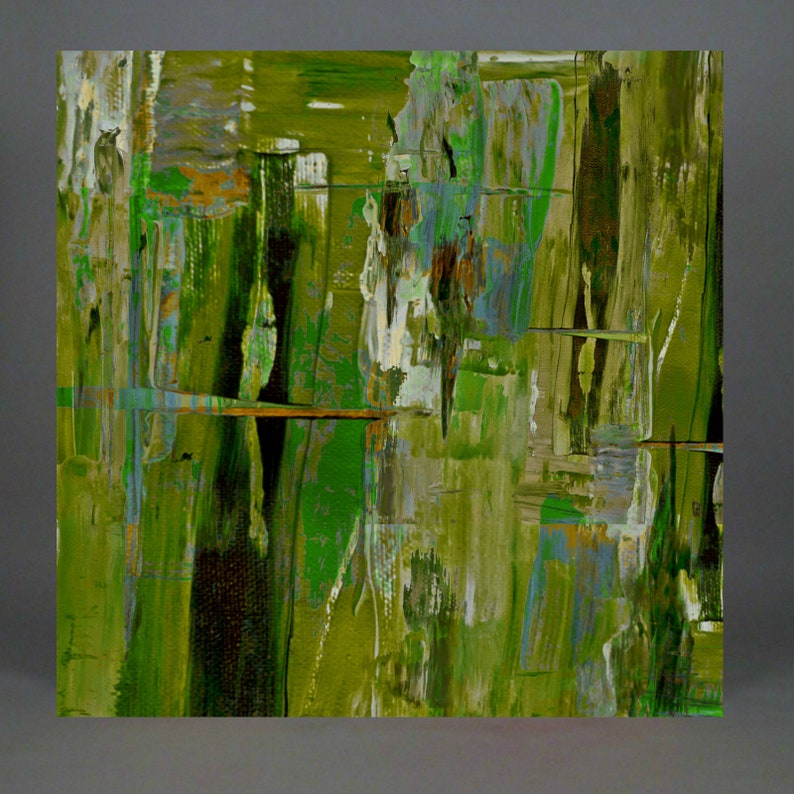 Abstract Green Expressionism ModernArtAvantgardAbstract XXLCanvasMetalPrintGelbPlexiglasAcrylglasXXLPrintColourfulXXLPrintsXXL