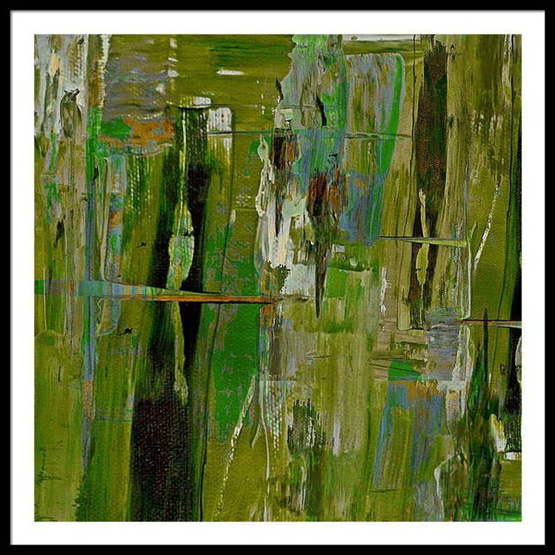 Abstract Green Expressionism ModernArtAvantgardAbstract XXLCanvasMetalPrintGelbPlexiglasAcrylglasXXLPrintColourfulXXLPrintsXXL