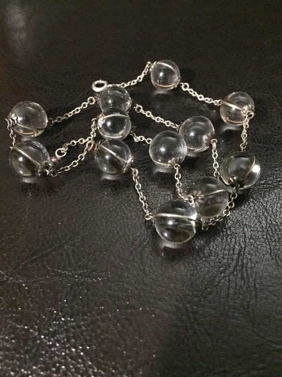 Pools of Light Rock Crystal Orb Sterling silver F… - image 4