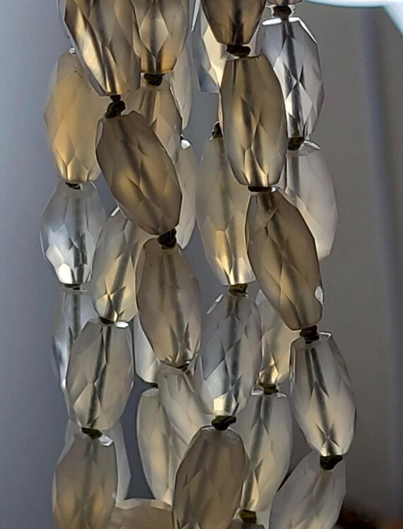 Art Deco Translucent Agate Necklace Individually … - image 4