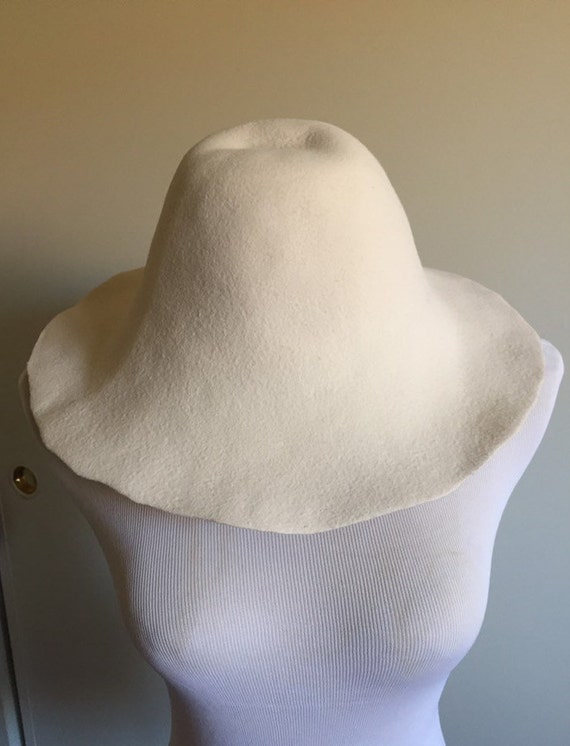 Vintage Brigette Bardot's Style Floppy Fedora Hat… - image 3