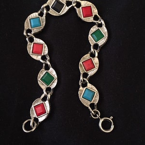 1950&#39;s Nautical Double Sided Vintage Bracelet