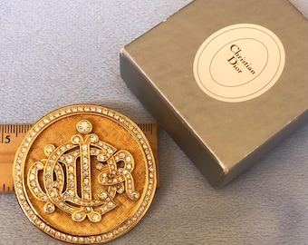 80s Christian Dior ベロアジップジャケット 刺繍ロゴ キャメル CHRISTIAN DIOR Gold Plated Logo Vintage 1980's Rope Brooch - Etsy
