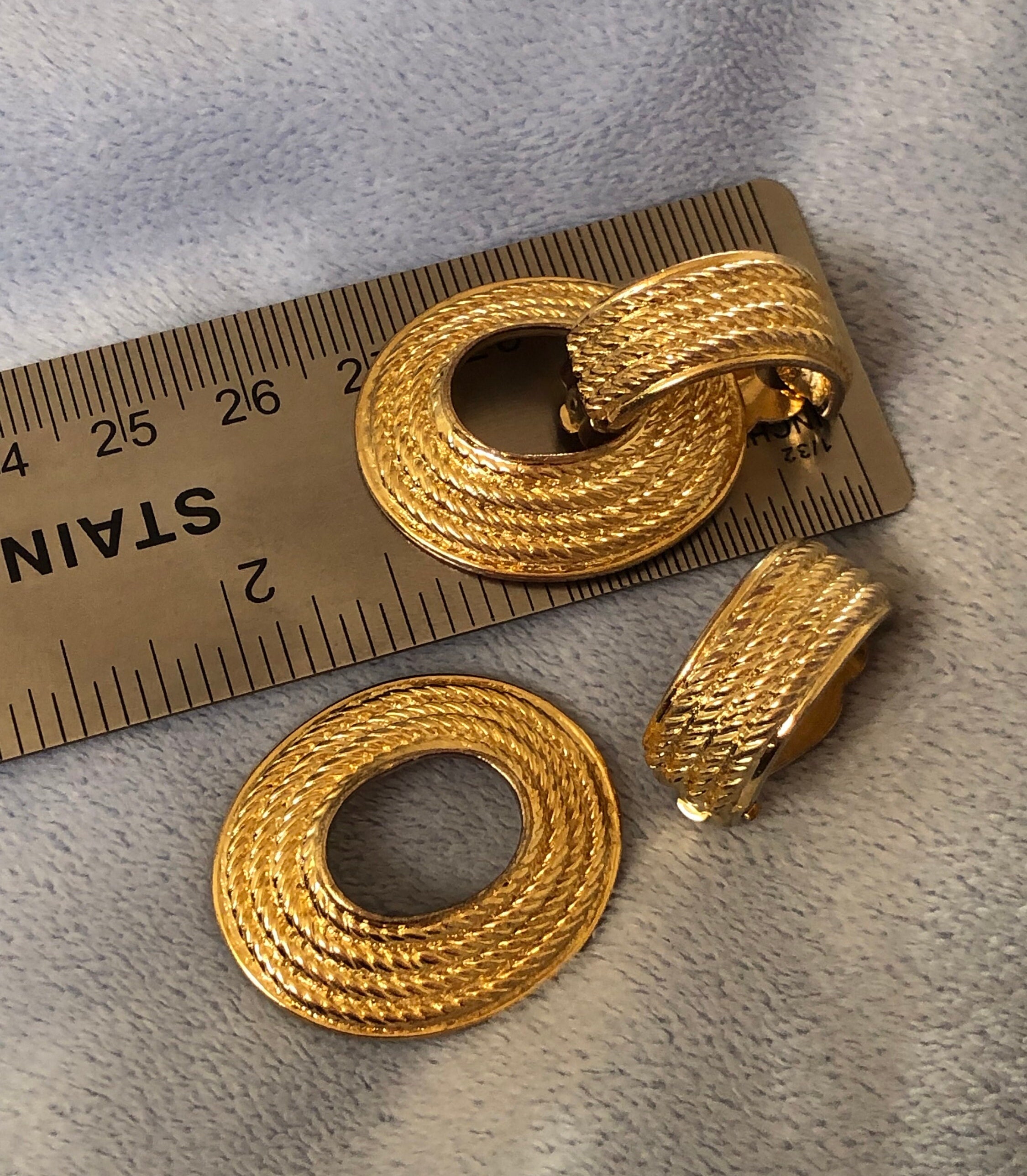 Day and night Equestrian Givenchy Door Knocker Hoop Earrings Multi style earrings