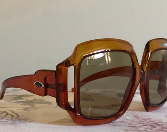 70s Vintage クリスチャン ディオール サングラス オプチル製 Vintage 1970's Christian Dior D07 Optyl Frame Sunglasses