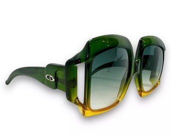 Dior Vintage Sunglasses Optyl Austria★ Vintage Christian Dior 1970's Oversized Optyl D07 Sunglasses