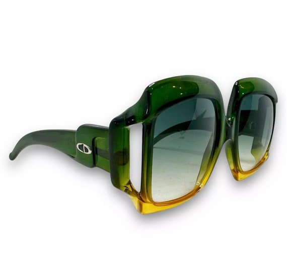 Dior Vintage Sunglasses Optyl Austria★ VINTAGE CHRISTIAN DIOR MISS DIOR RED MASK OVERSIZED 70'S