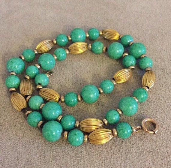 1920's Gorgeous Simmons Art Deco Gold Filled Gree… - image 1