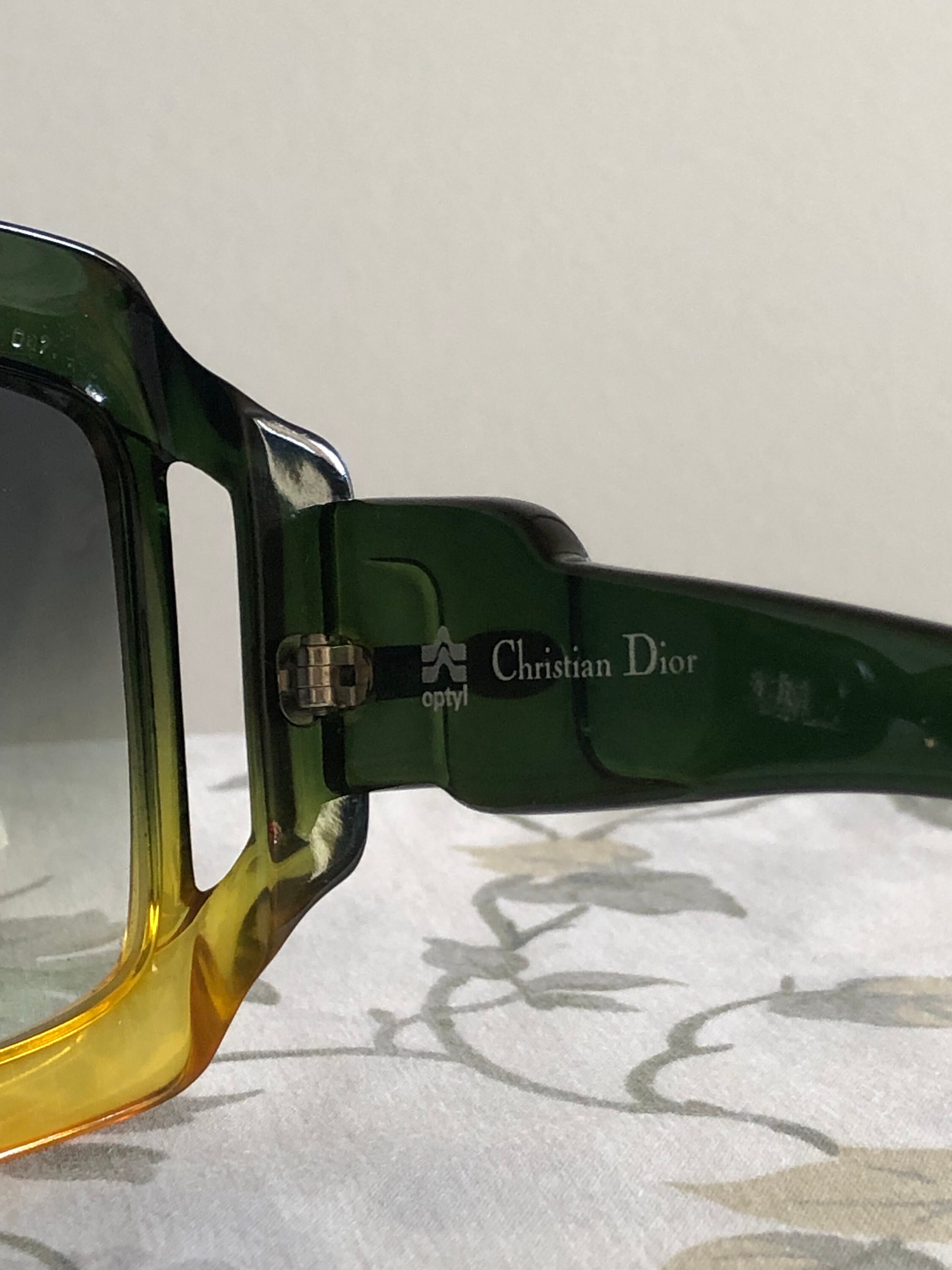 Dior Vintage Sunglasses Optyl Austria★ Vintage 1970's Christian Dior D07 Optyl Frame Sunglasses