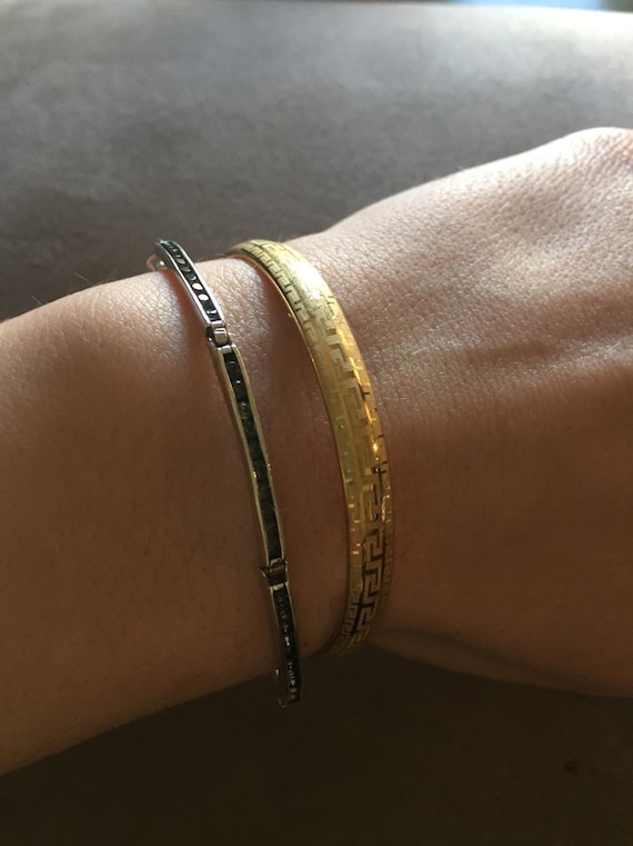 Rare 18K Solid Gold Omega Bangle 