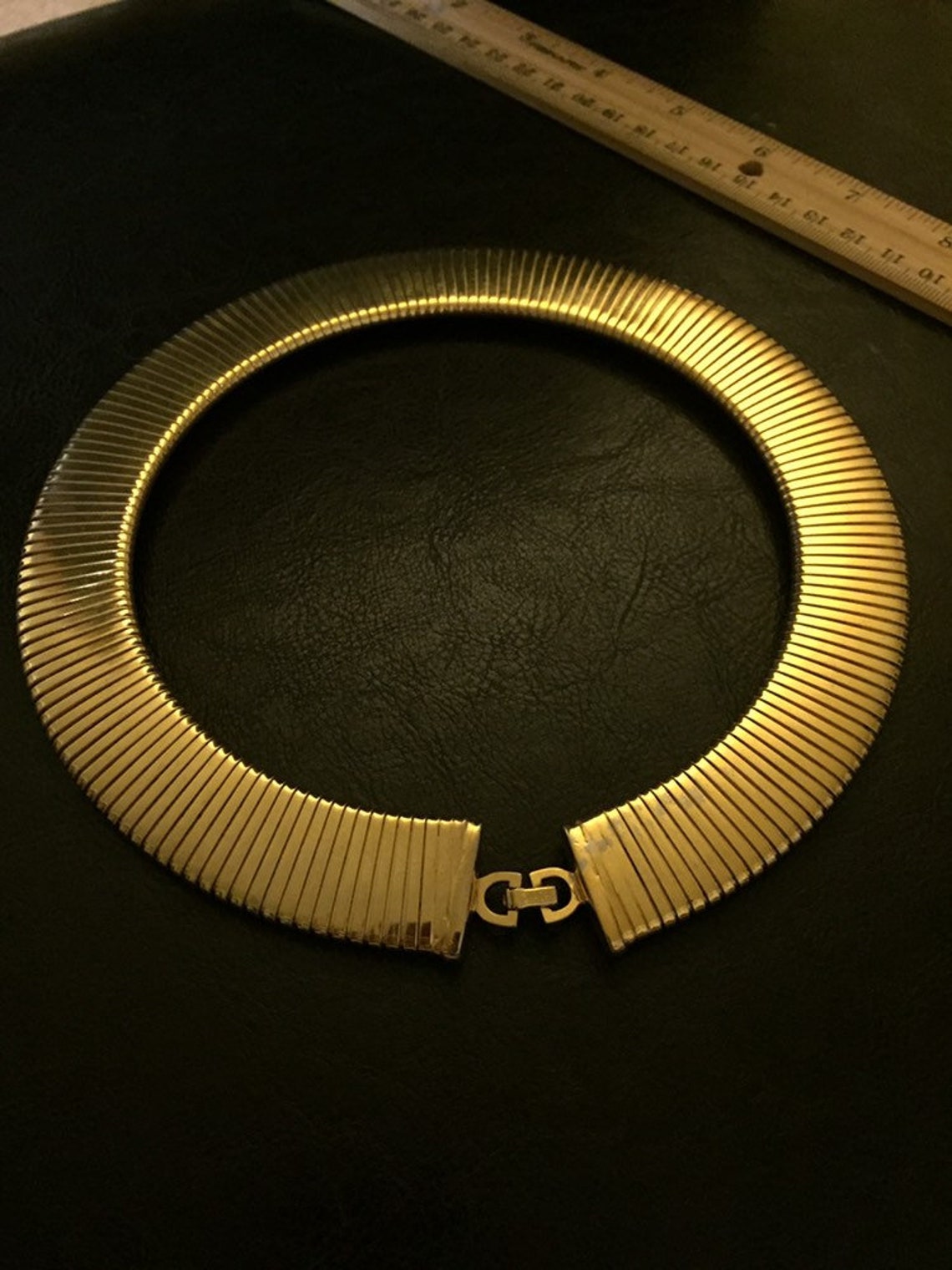 Vintage Christian Dior Omega Necklace Expendable Articulated Etsy