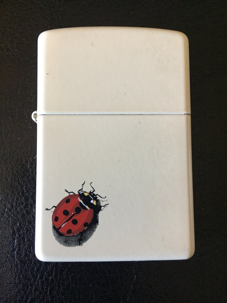 Vintage ZIPPO Lighter G 09 Bradford PA USA W/red Ladybug Etsy