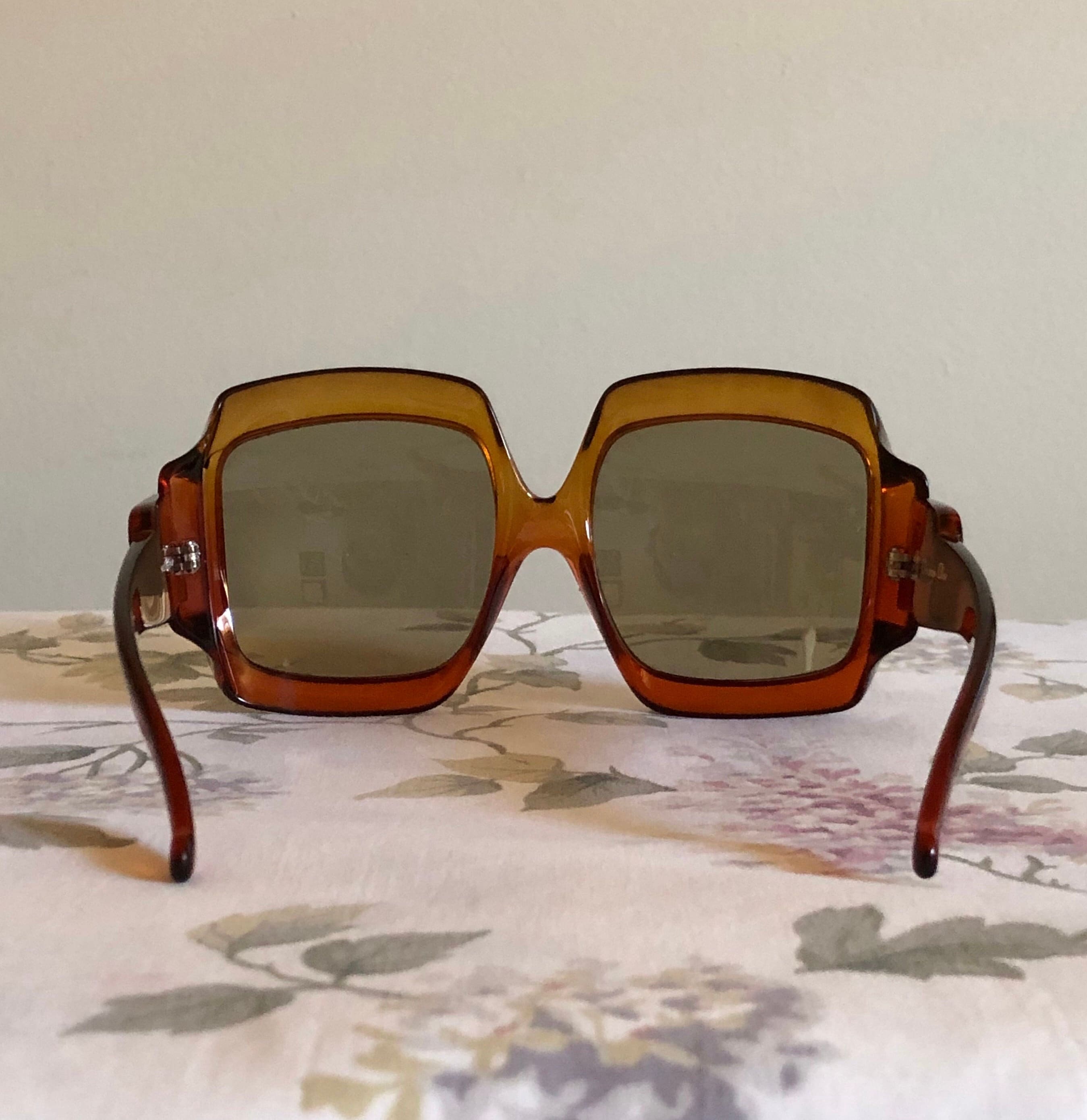 Vintage 1970's Christian Dior D07 Optyl Frame Sunglasses