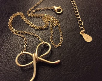 Collana con fiocco di perle estetica Coquette color oro, ornata e chic vintage - Italia