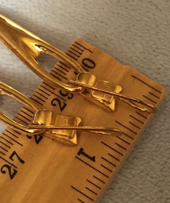 Vintage Robert Lee Morris Equestrian Shield Drop Earr… Gem