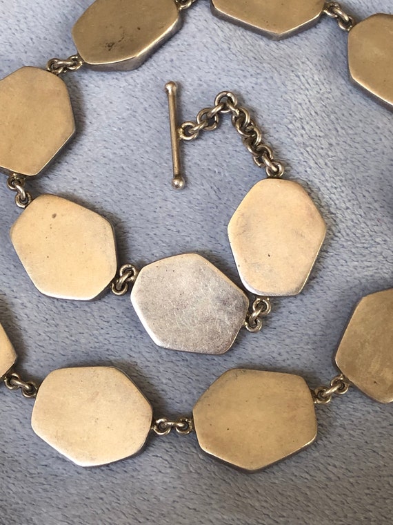 Statement Necklace Handmade Sterling Silver multi… - image 4