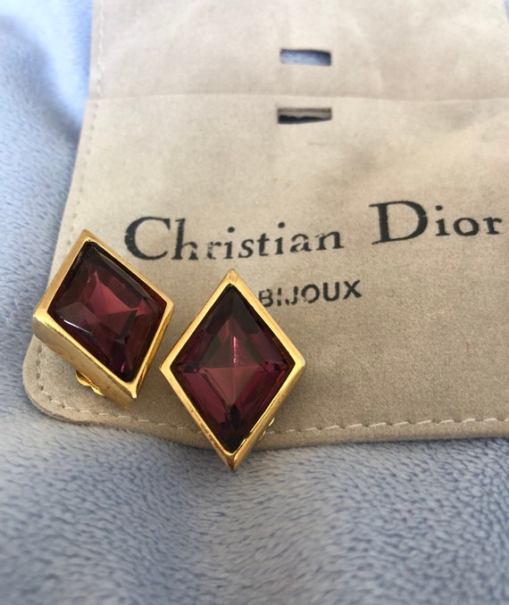 Christian Dior Earrings W/Original pouch
