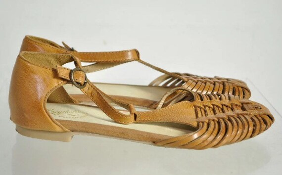 Vintage Geniune Leather Brown Huaraches style Sand