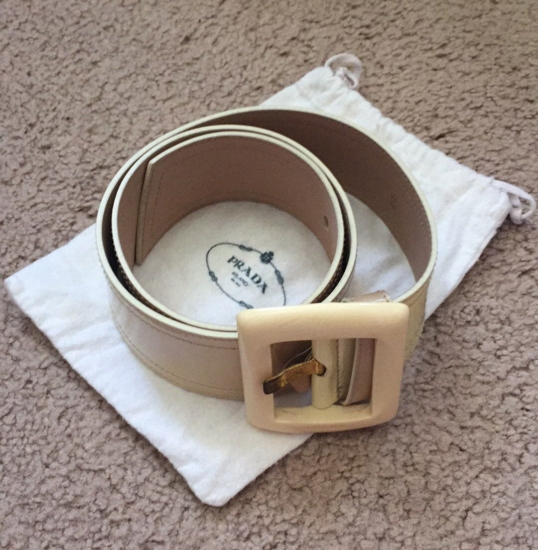 White prada belt 2025 White prada belt 2025