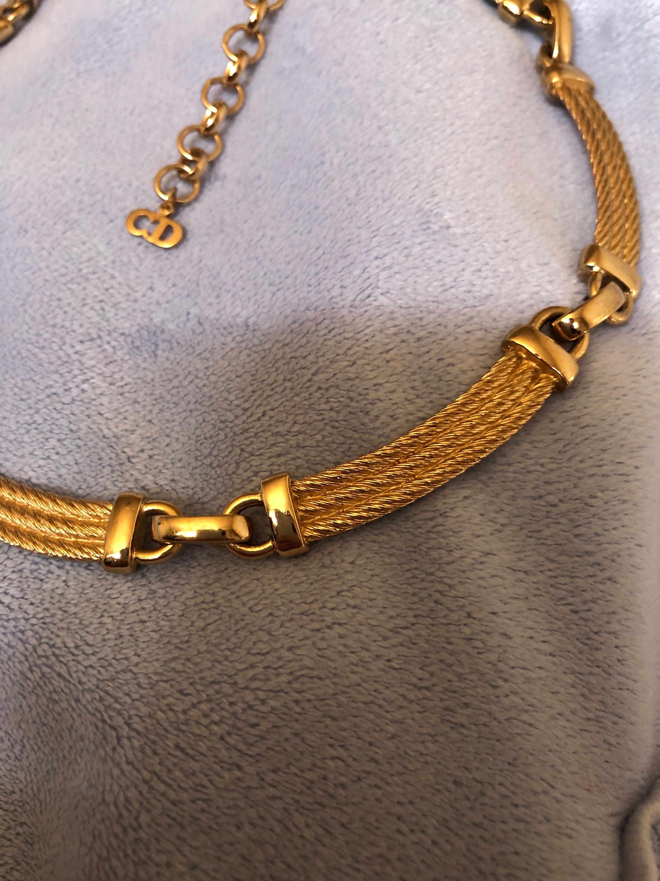 アクセサリー ChristianDior vintage goldchainnecklace 6856b56061639-66744a2f2cf07-