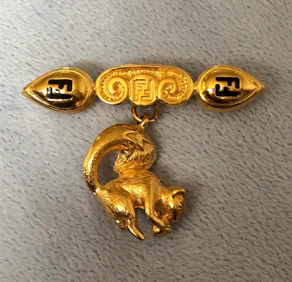 Vintage fendi brooch - Gem