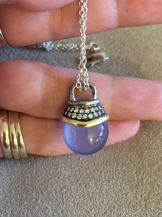 Magnificent Acorn translucent Lavender chalcedony… - image 2