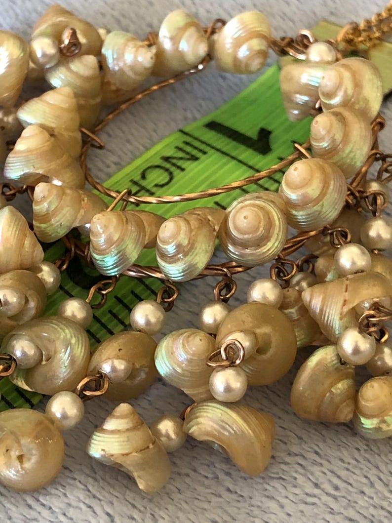 Victorian Irridescent Tasmanian Mariner Shell Pendent Nymph Whimsical ...