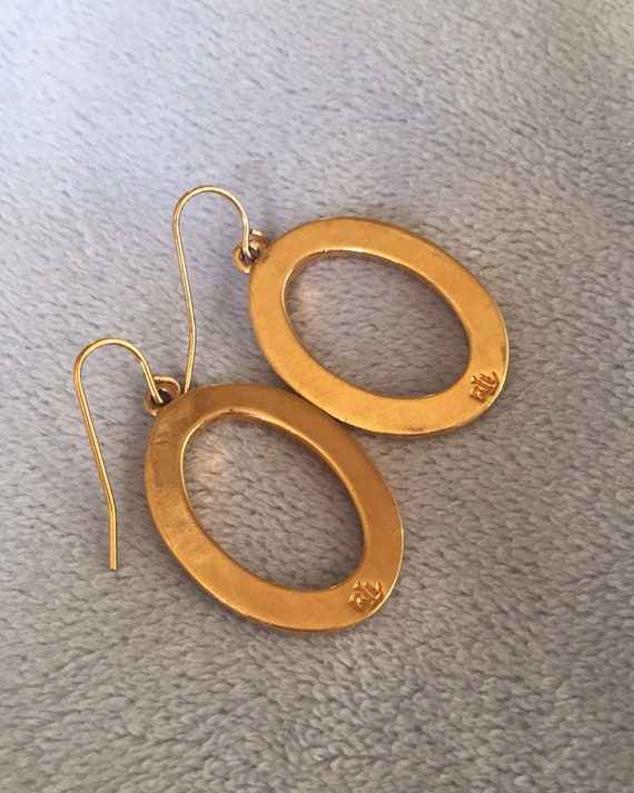 Vintage Ralph Lauren RLL Earrings Etsy Denmark