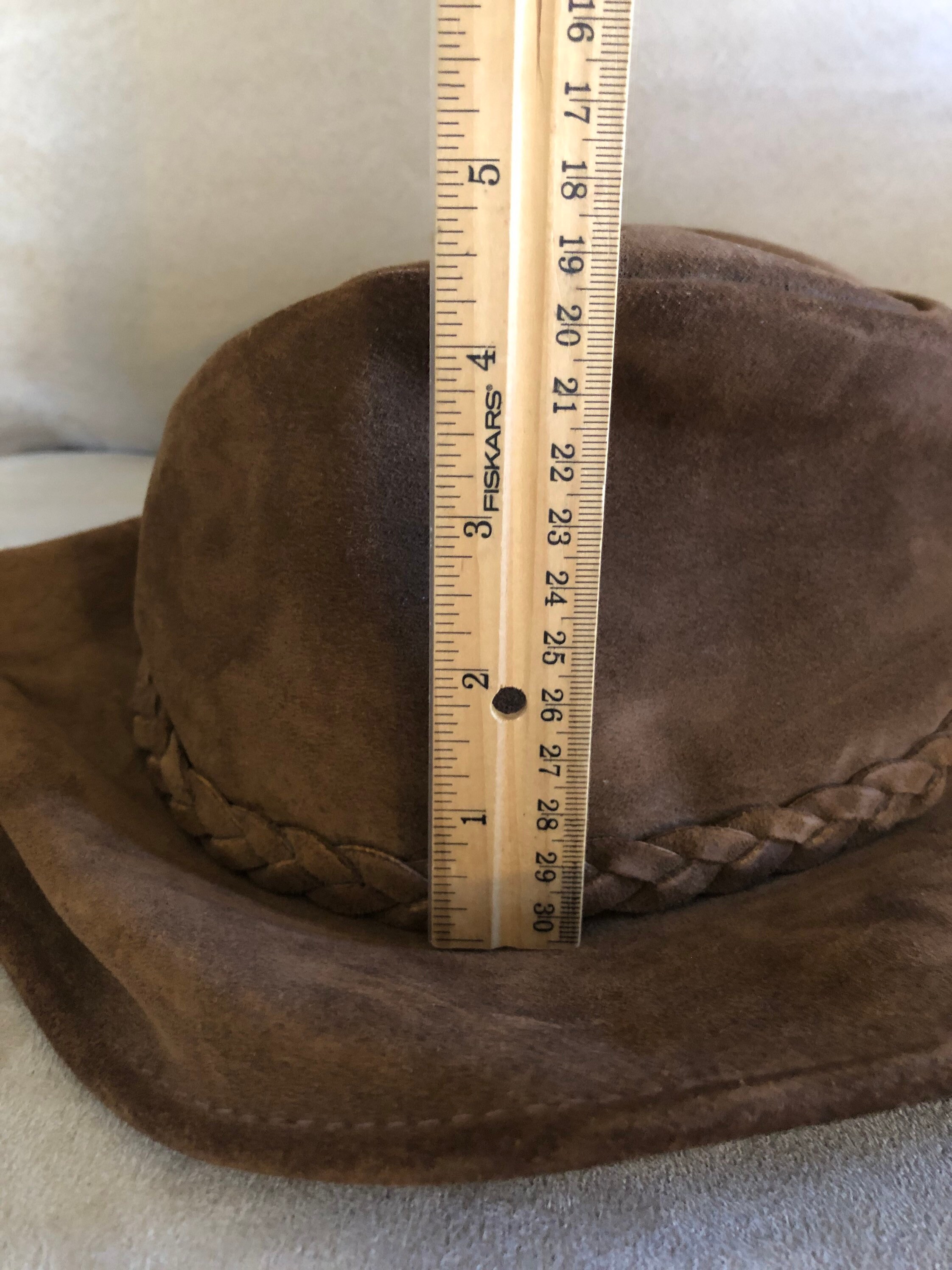 Wilsons leather vintage suede floppy hat 0S Wilsons Leather Hat by Scippis --> Shop Hats, Beanies & Caps  main image 4