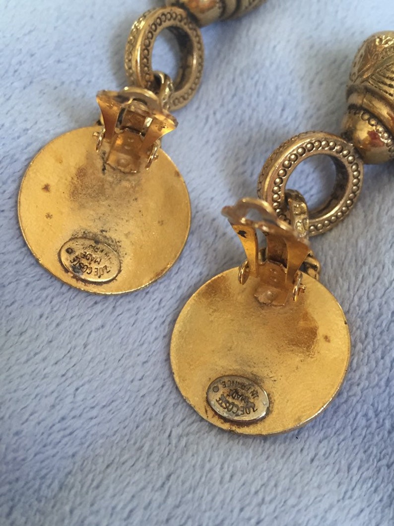 Collier Vintage Zoé Coste - Made In France Années 80 - Signé Créateur - Bijou Collector