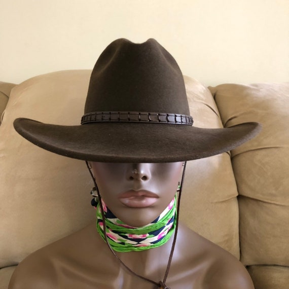 Vintage Brown Stetson Cross Creek 