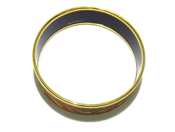Retired authentic HERMES Enamel Rabbit Bangle Bra… - image 5