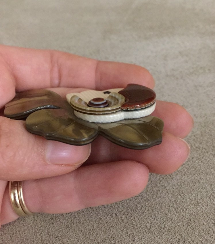 Vintage Lea Stein Paris Art Deco Classic French Flapper Lady Woman