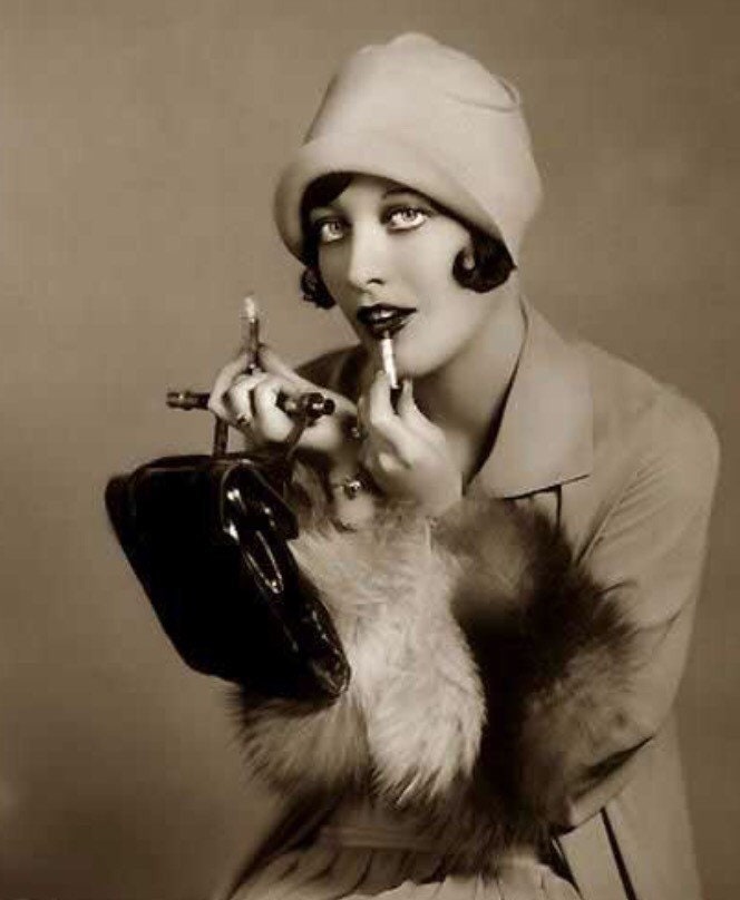 Vintage Lea Stein Paris Art Deco Classic French Flapper Lady Woman