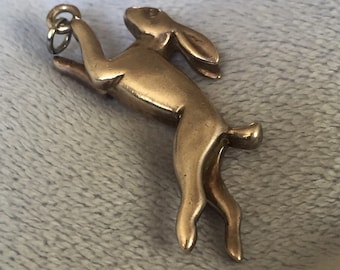 Old Sterling silver Jack Rabbit Pendant