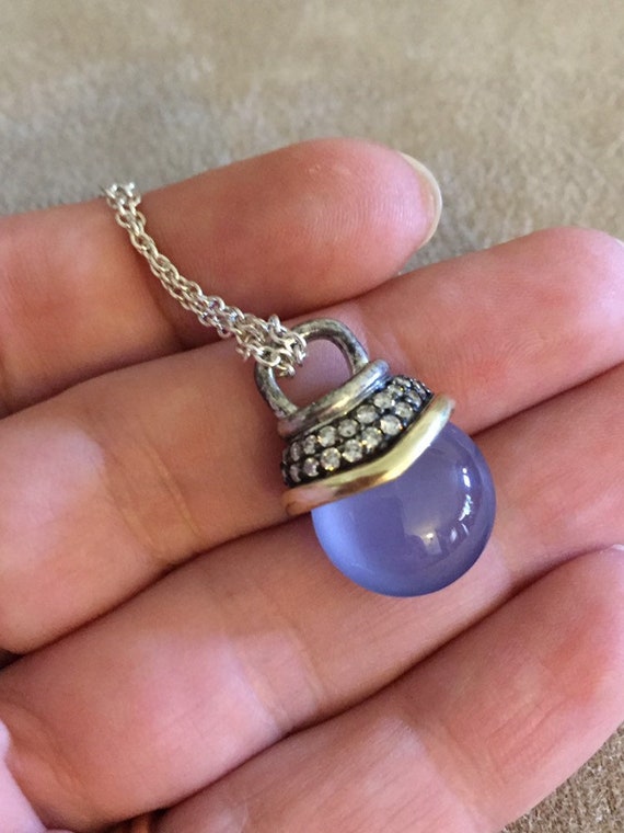 Magnificent Acorn translucent Lavender chalcedony… - image 1