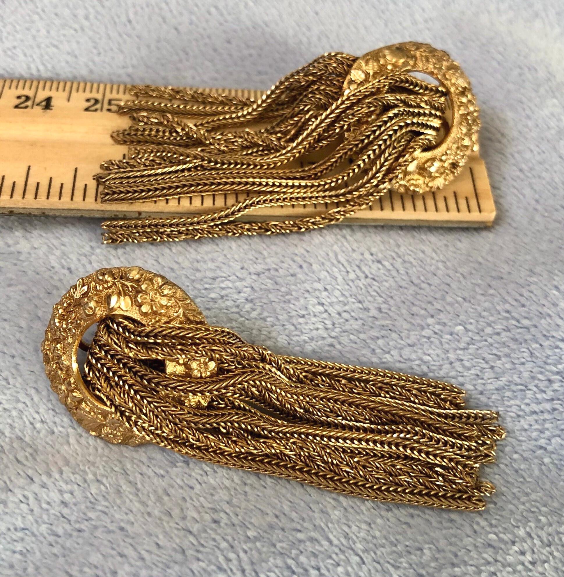 Broche Vintage Signée PIERRE LORION PARIS SYLVIA KARELS - Métal, Occasion (bon état Avec Traces D'usage)