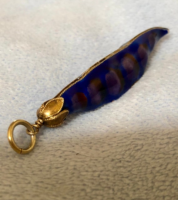 Chinese Export Enamel Jade Three peas in pod 3D J… - image 8