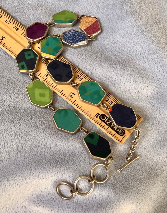 Statement Necklace Handmade Sterling Silver multi… - image 7