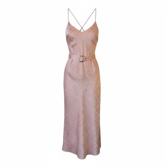 light pink plaid dress Light Pink Plaid Seersucker Tie Strap Dress by Classic Whimsy - Dresses