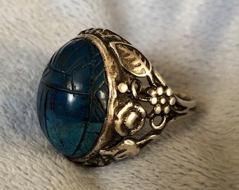 アンティーク 18K ゴールド エジプト リバイバル スカラベ