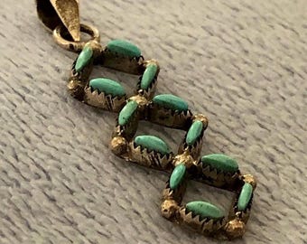 Vintage Native American Indian Jewelry Navajo Zuni Sterling Silver