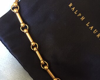 Vintage Ralph Lauren Equestrian Charm Necklace RLL Necklace
