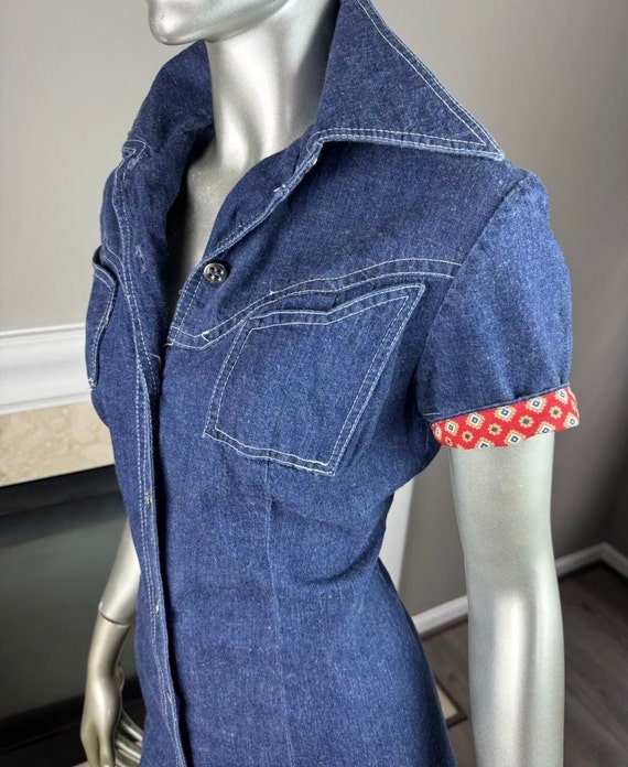 american vintage denim dress Forest Wardrobe American Vintage Denim Dress  Belchic
