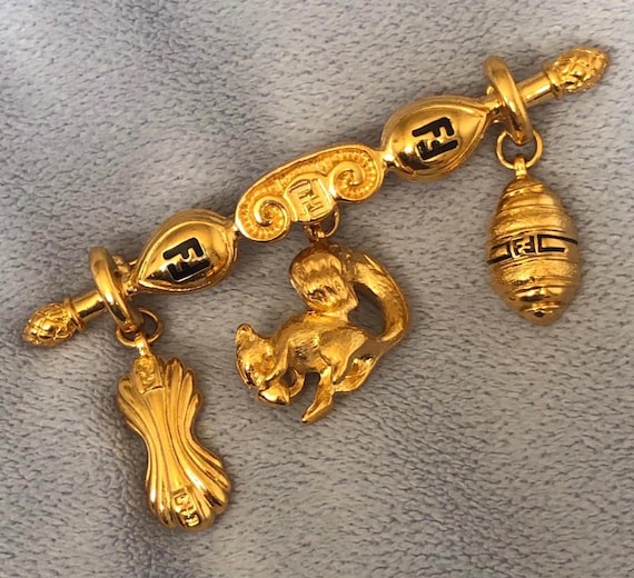 Vintage fendi brooch - Gem