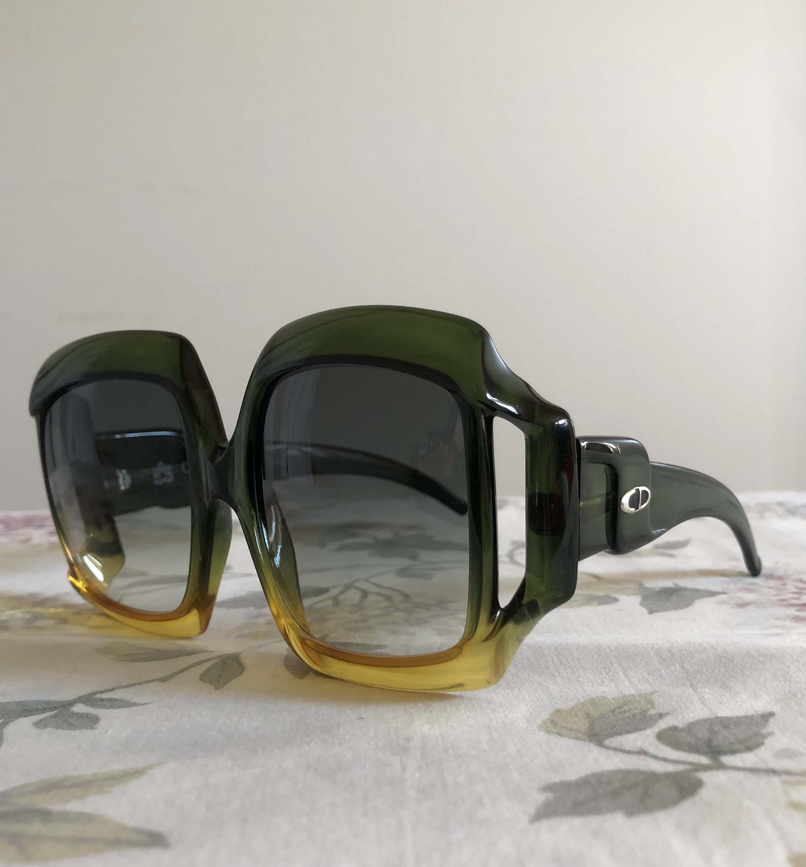 Dior Vintage Sunglasses Optyl Austria★ Vintage 70s Christian Dior Sunglasses Oversized Optyl Made