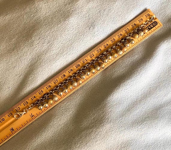 Textured and Solid Sterling Orb Charm Bracelet mu… - image 5